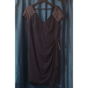 NWT DJ-Jaz Navy Lace Embellished Special Occasion Dress Sz 18 Homecoming/Wedding